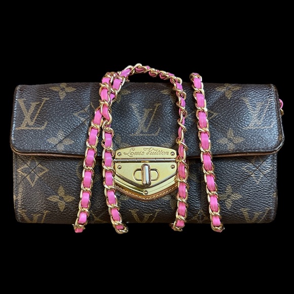 Louis Vuitton Pink Canvas Antigua Cabas MM Bag, Wallet & Dust bag Bundle - Picture 10 of 16